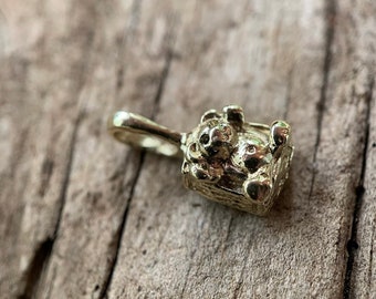 Teddy bear in a Box Pendant