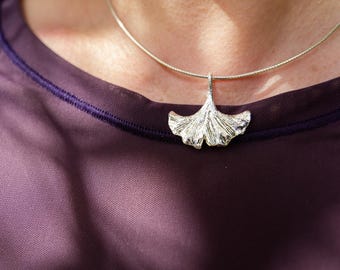 Ginko Leaf pendant