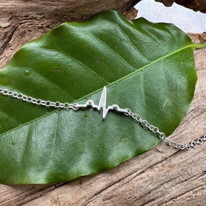 Heartbeat EKG Bracelet/Anklet (single)
