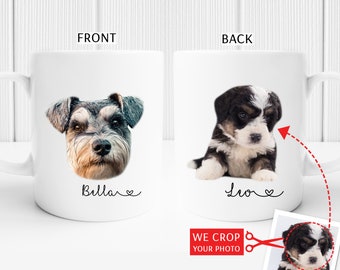 Custom Dog Mug, Mom Mug,Personalized Lover Gift,Dog Mug,Dog,Custom Personalized Portrait Pet Gift, Loss Cat Portrait,Pet Mug,Dog Mom Gift,