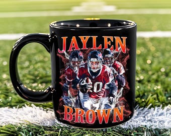 Taza deportiva personalizada, taza de baloncesto para mamá y papá, regalo de cumpleaños de fútbol, taza con foto con el nombre del jugador y el número del equipo, taza familiar, taza personalizada