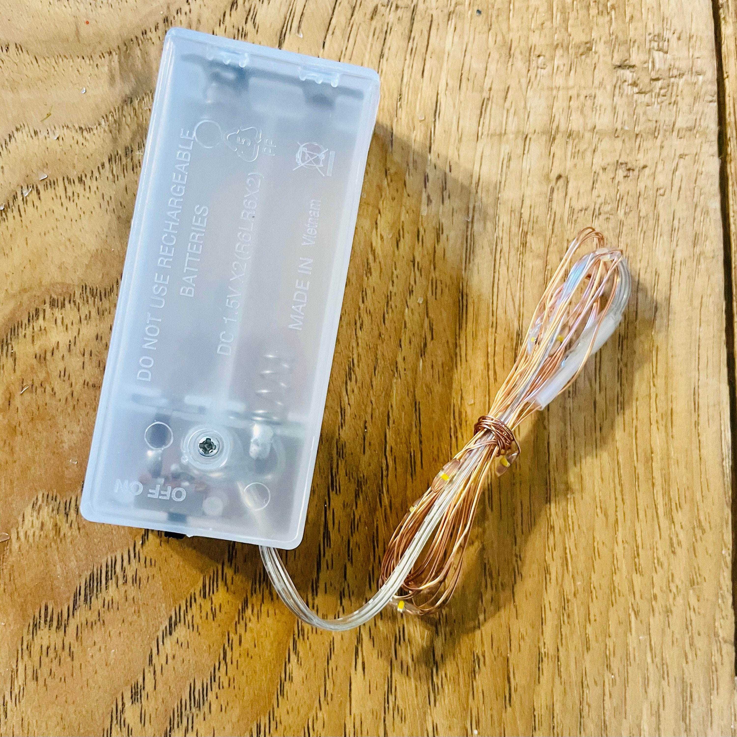 Copper Wire LED lights Etsy