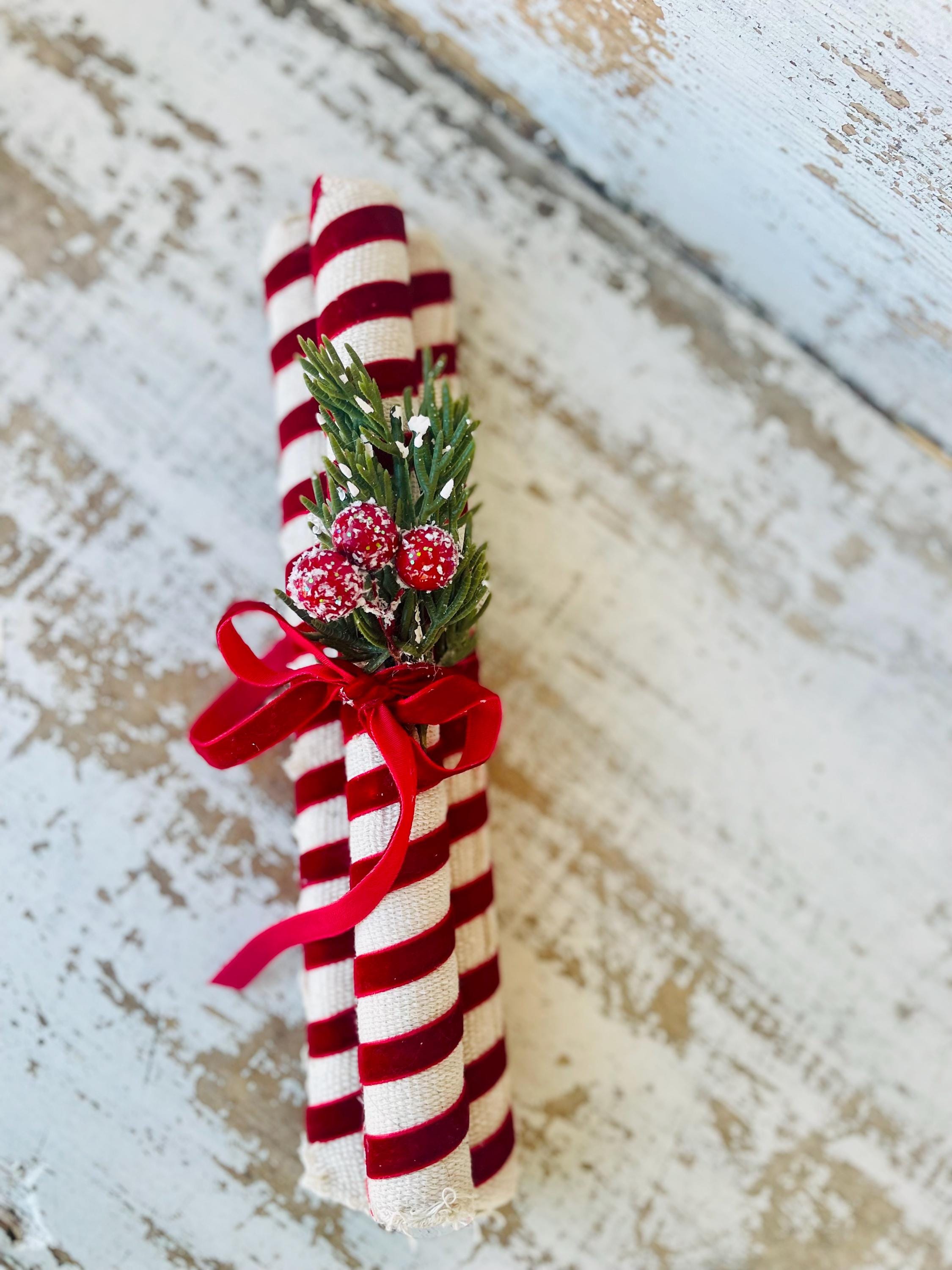 Faux Peppermint Candy Sticks Bundles - Etsy