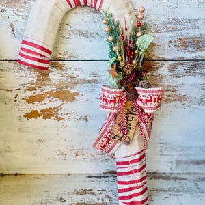 20 Inch Wire Candy Cane - Etsy