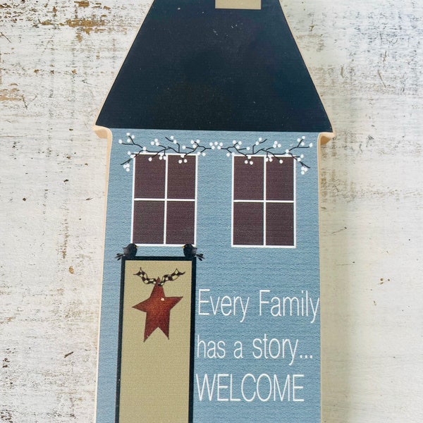 primitive saltbox house for the 4 th of july