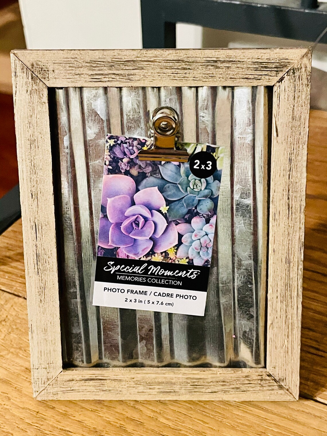 Galvanized Metal Picture Frame Etsy
