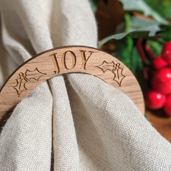 Christmas Table Decorations, Christmas Napkin Rings, Christmas Table Setting, Wood Napkin Ring Rustic. Christmas Decoration 2021, Xmas Decor