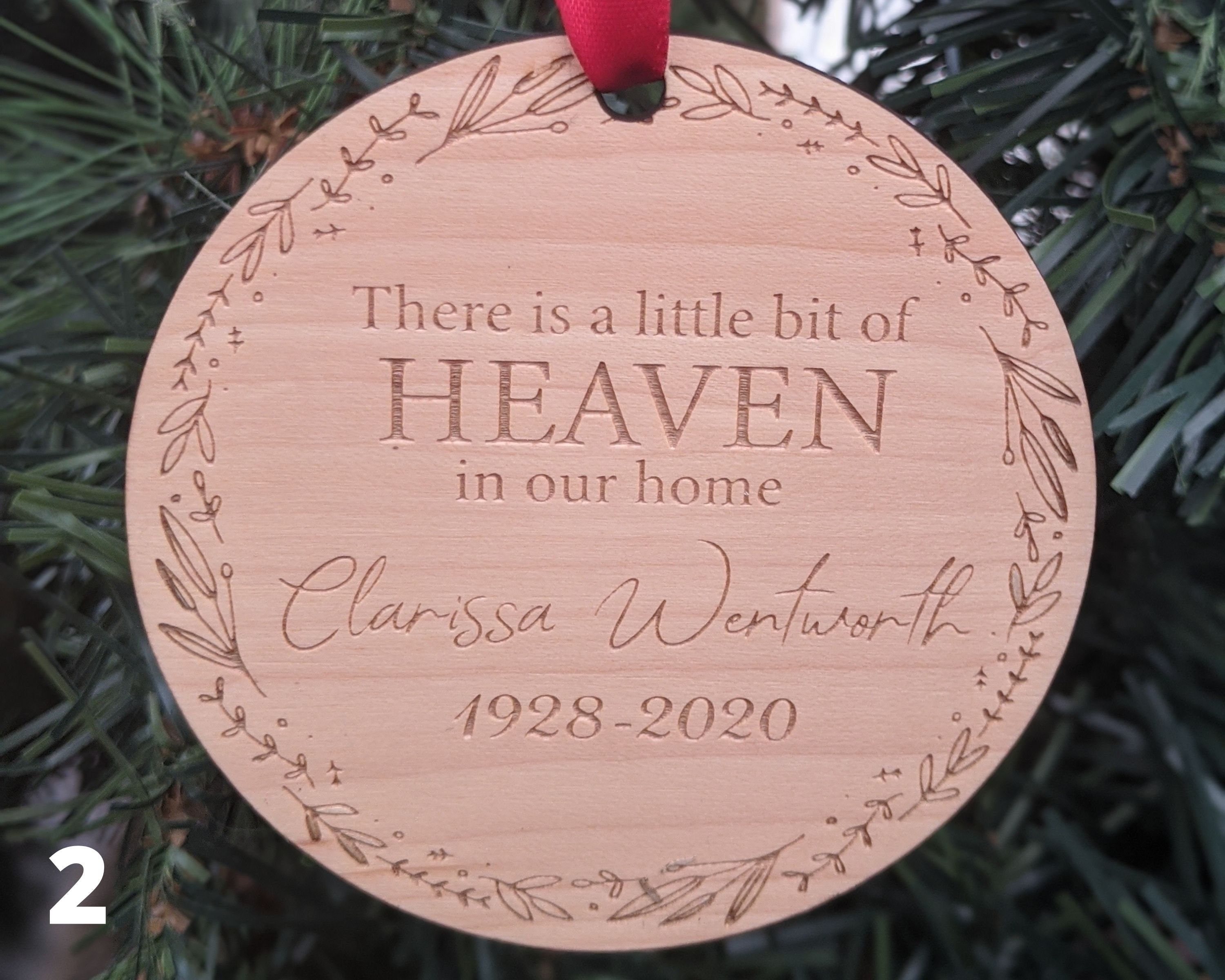Memorial Ornament Memorial Gift Christmas Ornament 2021 Etsy