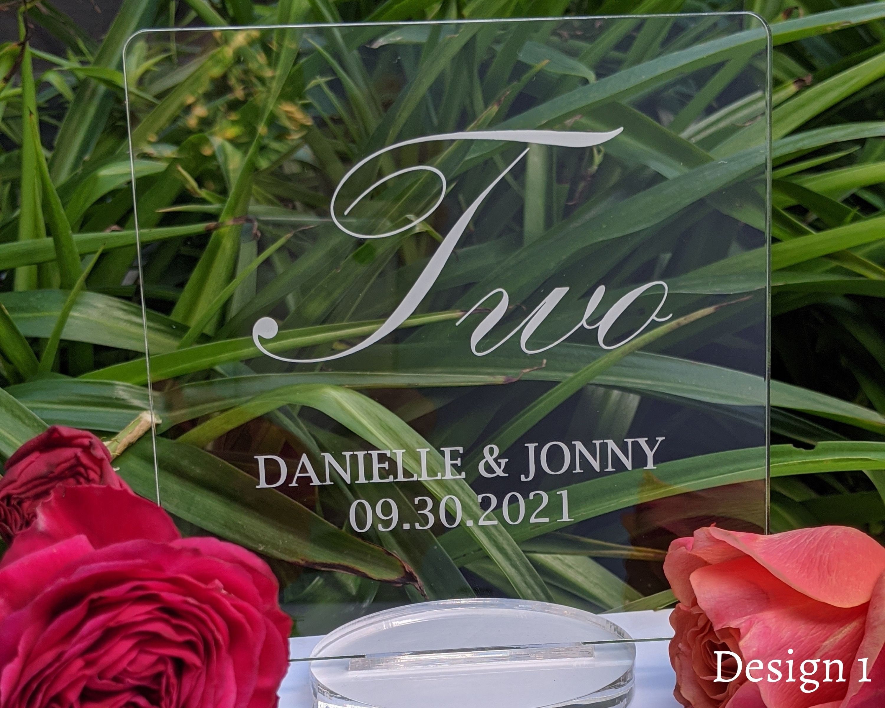 Acrylic Table Numbers With Stand Table Numbers Perspex Table Etsy