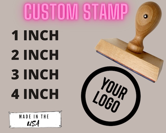 4 inch Custom Logo Stamp