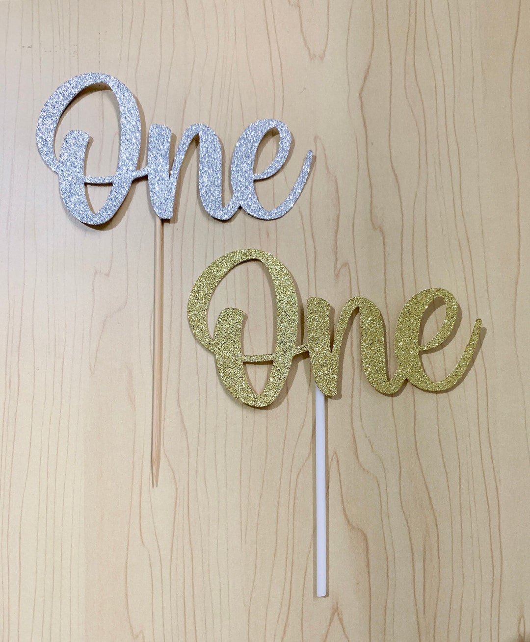 1st Birthday, One Glitter Cake Topper - Etsy Australia