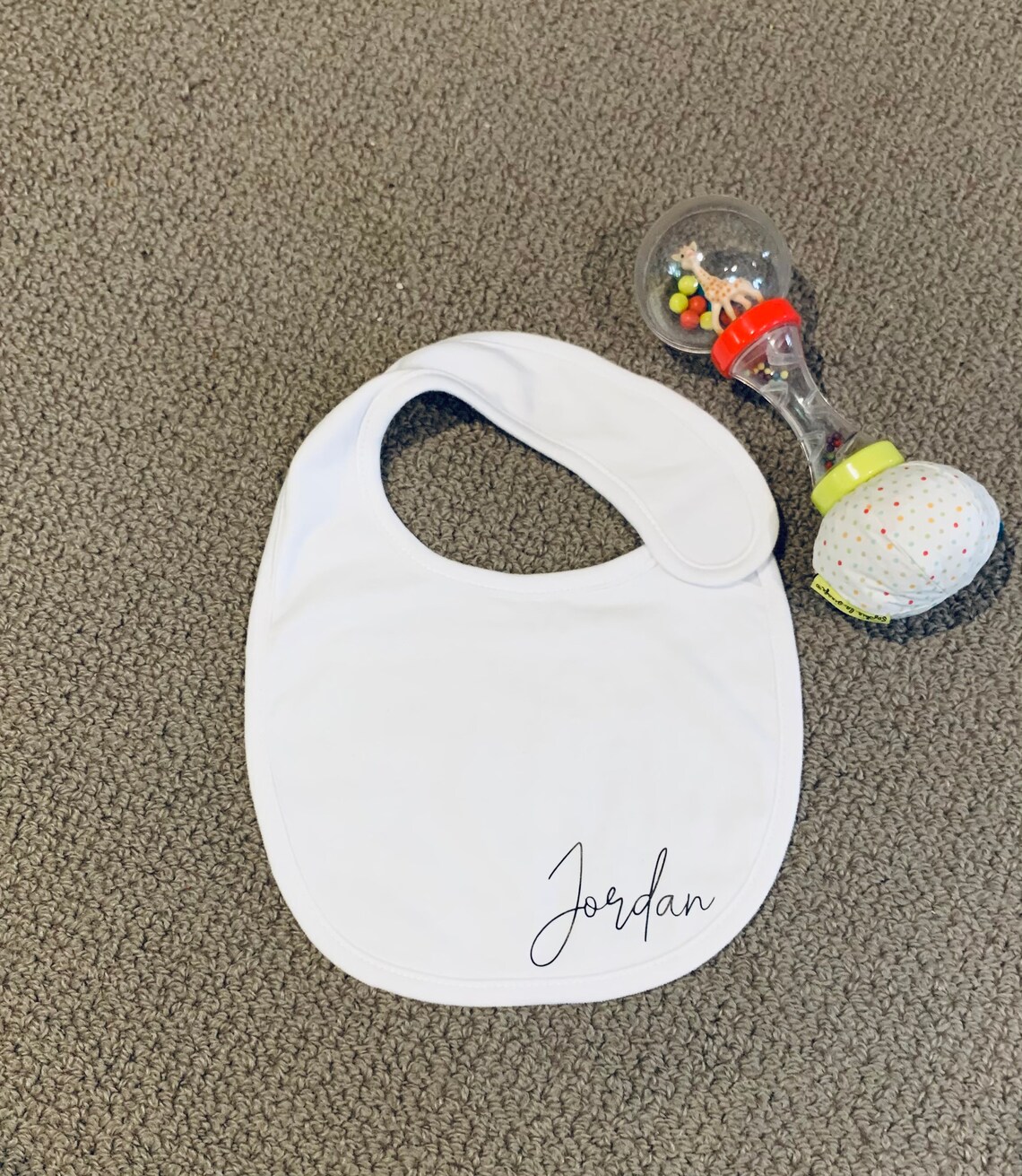 Personalised Baby Bib Baby Announcement Etsy UK