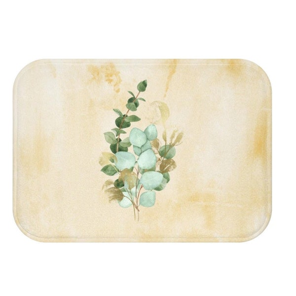 Eucalyptus Leaves Rug Etsy