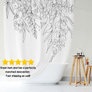 Boho Shower Curtain Bobo Scenic Shower Curtain, Cool Cute Bathroom Acc –  HMDesignStudioUS