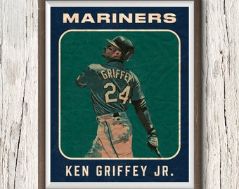 Ken Griffey Jr. Poster Digital Print