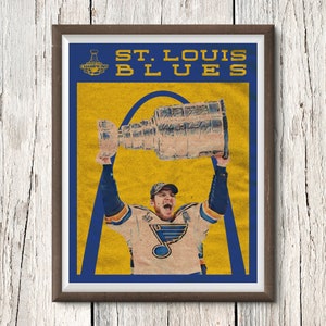 St. Louis 2019 Blues Stanley Cup Champions Poster Digital Print