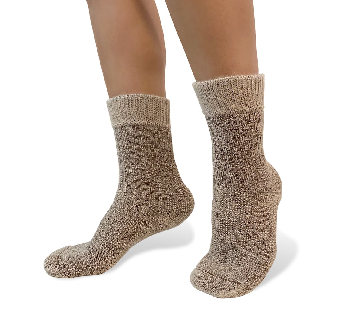 Genuine Alpaca Wool Socks Fair Trade Heavyweight Thick Warm Etsy