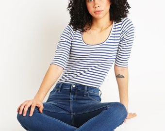 Organic Peruvian Cotton Scoop Neck Tee, Sustainable Women's Top