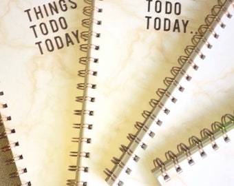 To Do List Notebook Etsy