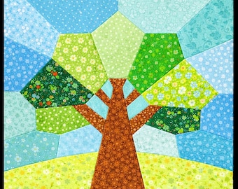 Geometrischer Baum Quilt Anleitung Pdf