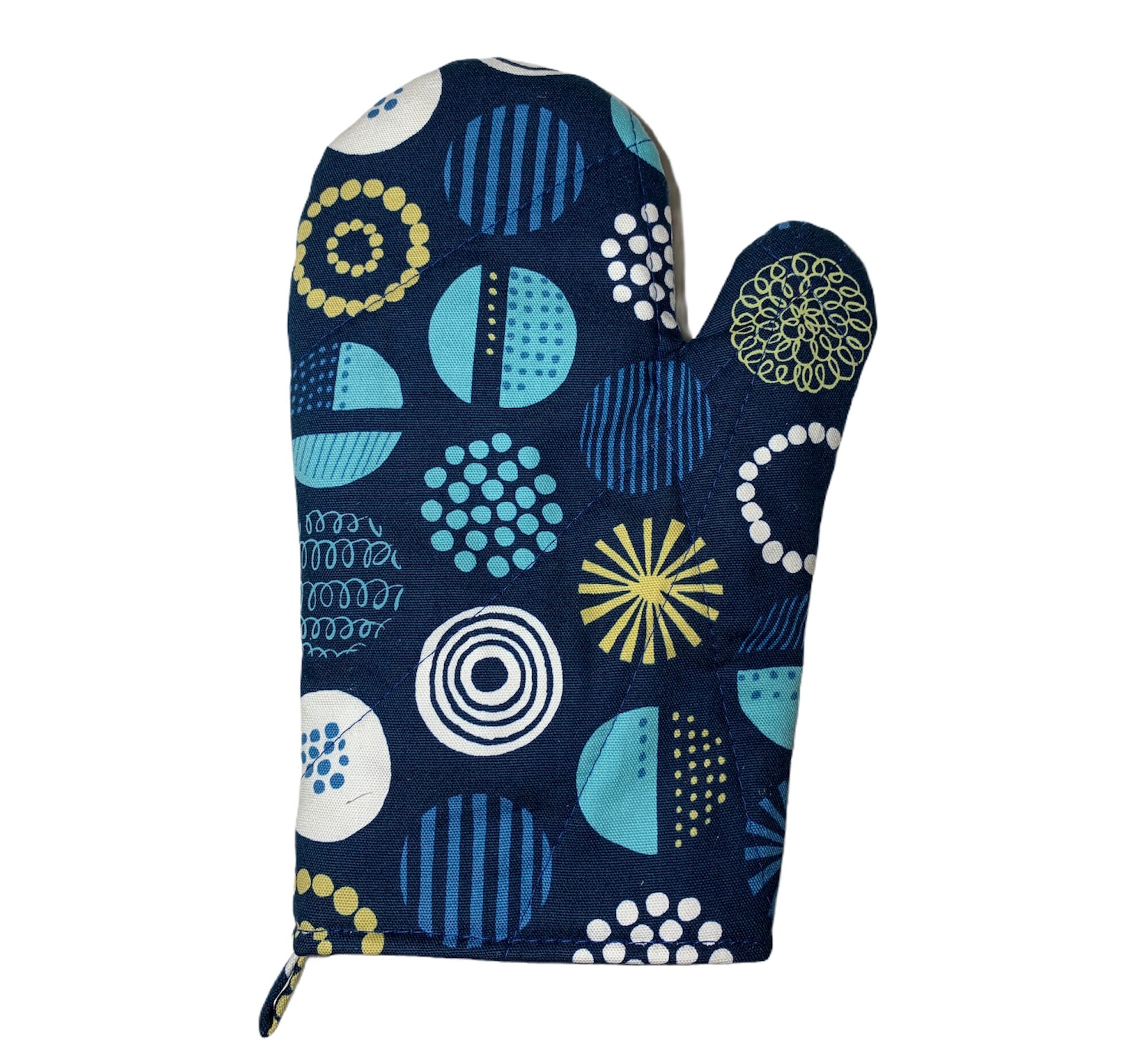 Oven Mitts heat resistant with Insul Bright BattingBlue Etsy