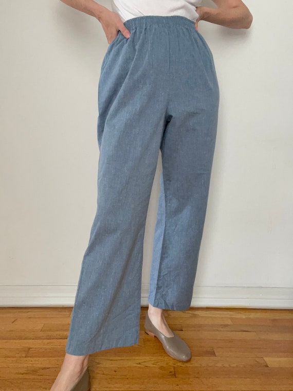 Vintage 70s leisure suit | pants and blouse set b… - image 5