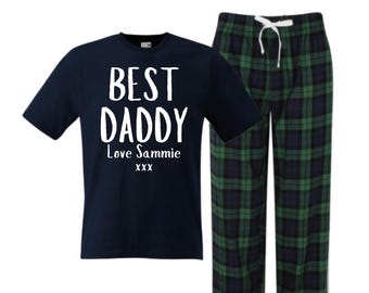 Daddy Pyjamas Set, Best Daddy Pyjamas, Fathers Day Gift for dad, Best Daddy Pyjamas, Best Dad PJs, Gift For Dad, Birthday Gift ideas Daddy
