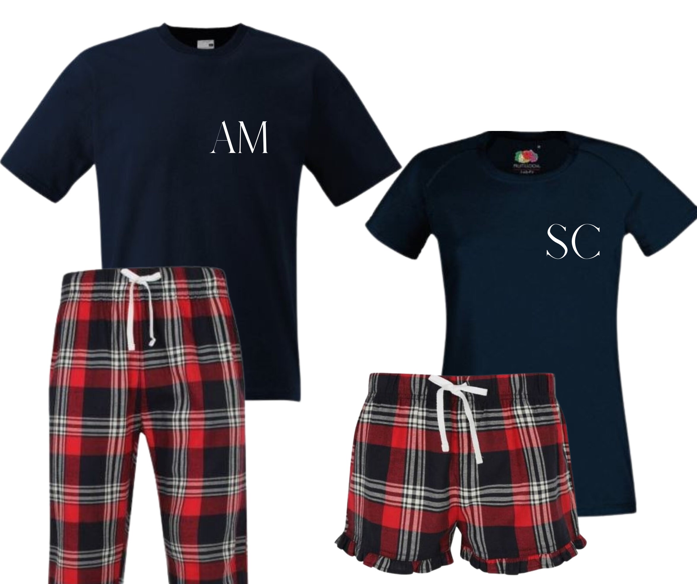 His hers pajamas christmas sale