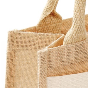 Personalised Jute Teacher Tote Bag, End of Term Gift bild 2