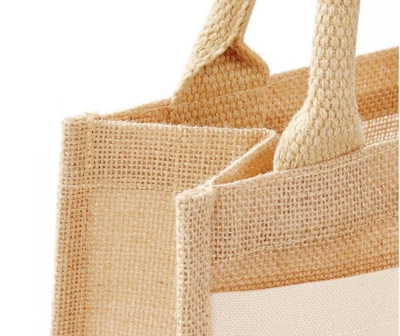 Personalised Jute Teacher Tote Bag, End of Term Gift bild 2