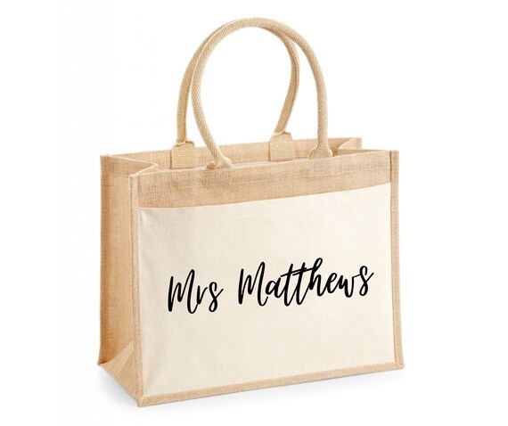 Personalised Teacher Lunch Bag Teacher Gifts Mini Jute Bag End