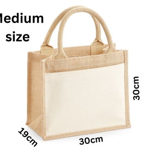 Personalised Jute Teacher Tote Bag, End of Term Gift bild 7
