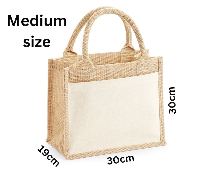 Personalised Jute Teacher Tote Bag, End of Term Gift bild 7