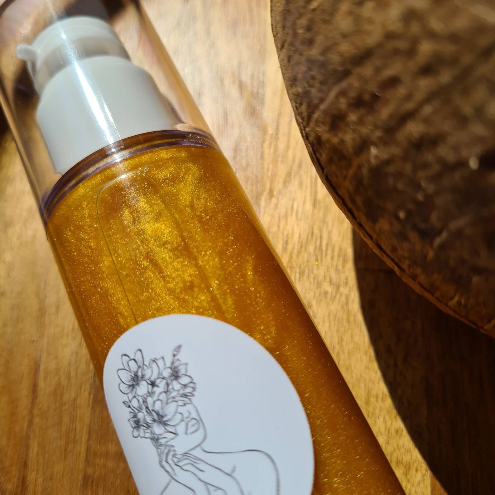 Bronze Shimmer Body Oil Dry Body Oil Shimmering Body Oil Body Etsy UK