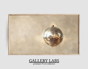 Disco Ball Samsung Frame TV Art • NYE Party Screensaver (Digital Download)