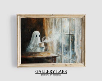 Geister Gemälde • Spooky Cottagecore Halloween Kunst (Digitaler Download)
