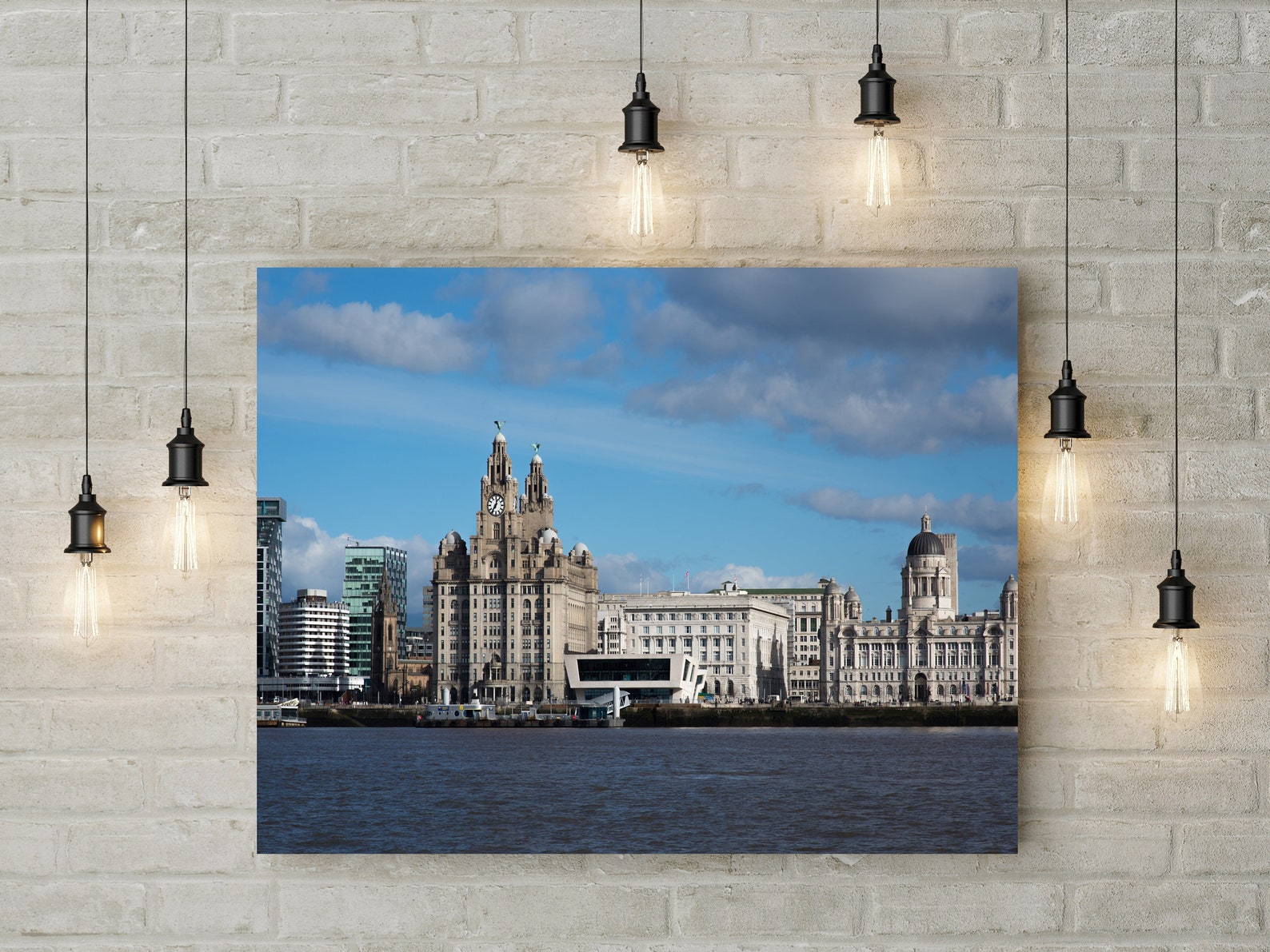 Liverpool Skyline Canvas Art in the UK City Buildings Etsy