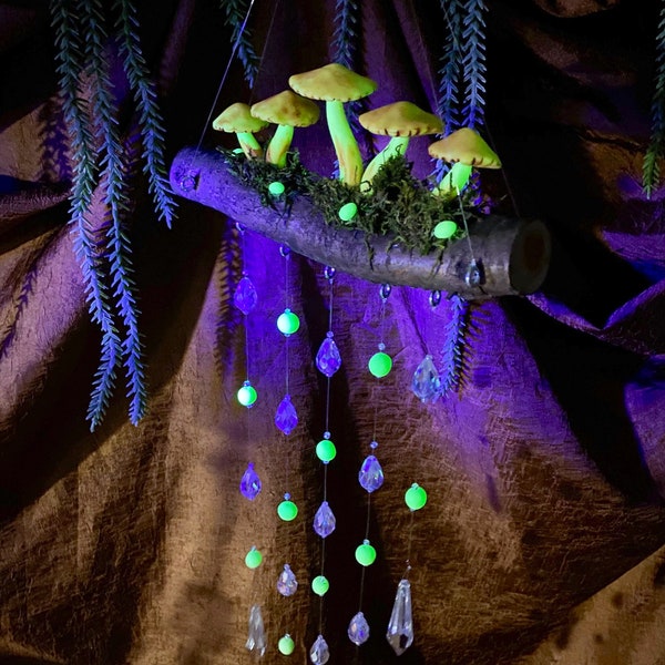 Glow Mushroom Suncatcher - Trixi’s Twisted Wonders