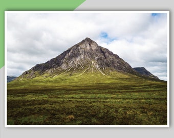 Shadows on Buachaille Etive Mòr | Glen Coe, Scotland Print