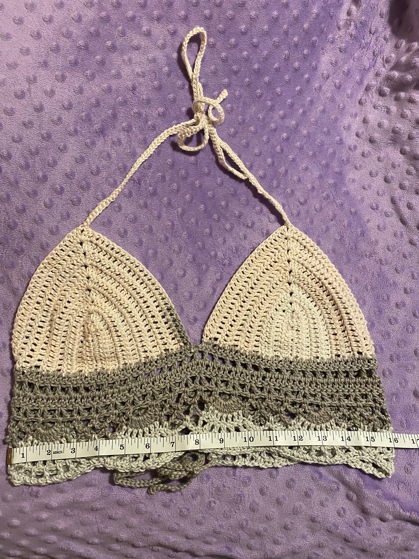 cotton bikini top