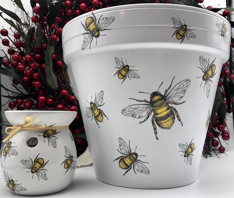 Wax burner / Bees / bumble bee honey bee/decor wax burner wax Etsy