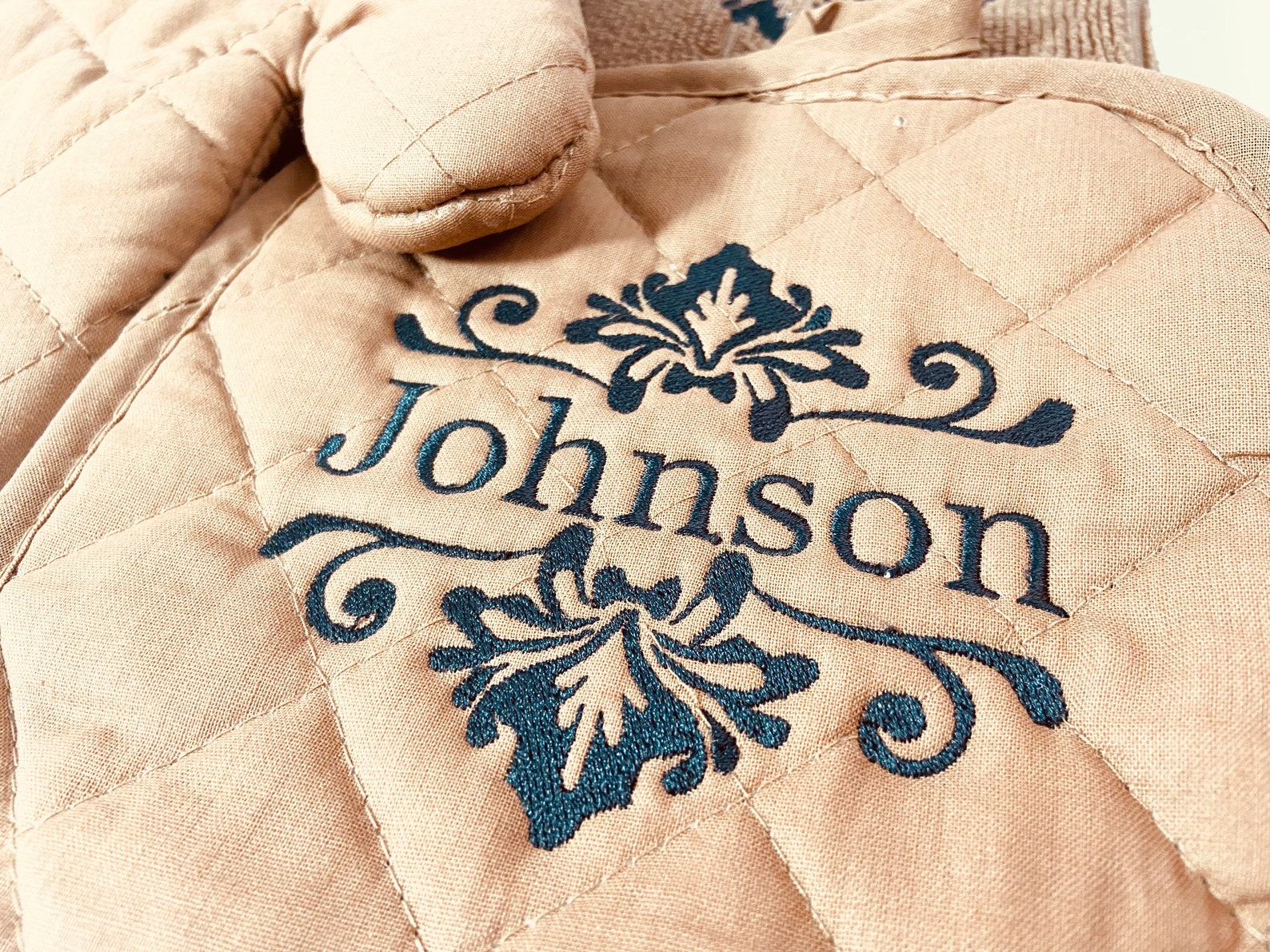 Monogram Kitchen Set, Personalized Hand Towel, Custom Wedding Gift ...