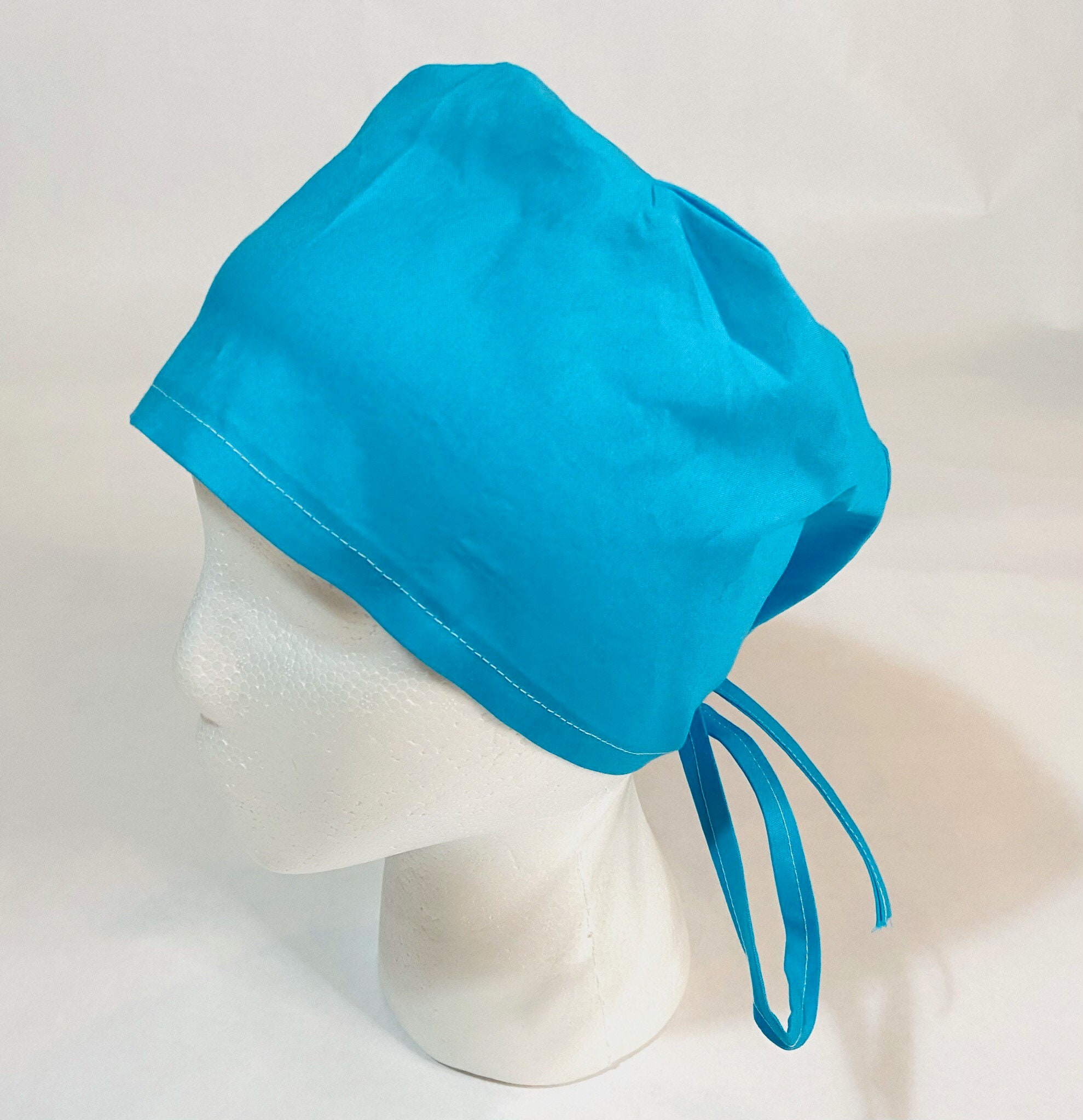 Lime Green scrub cap Solid color Scrub Cap Tie back Surgical Etsy