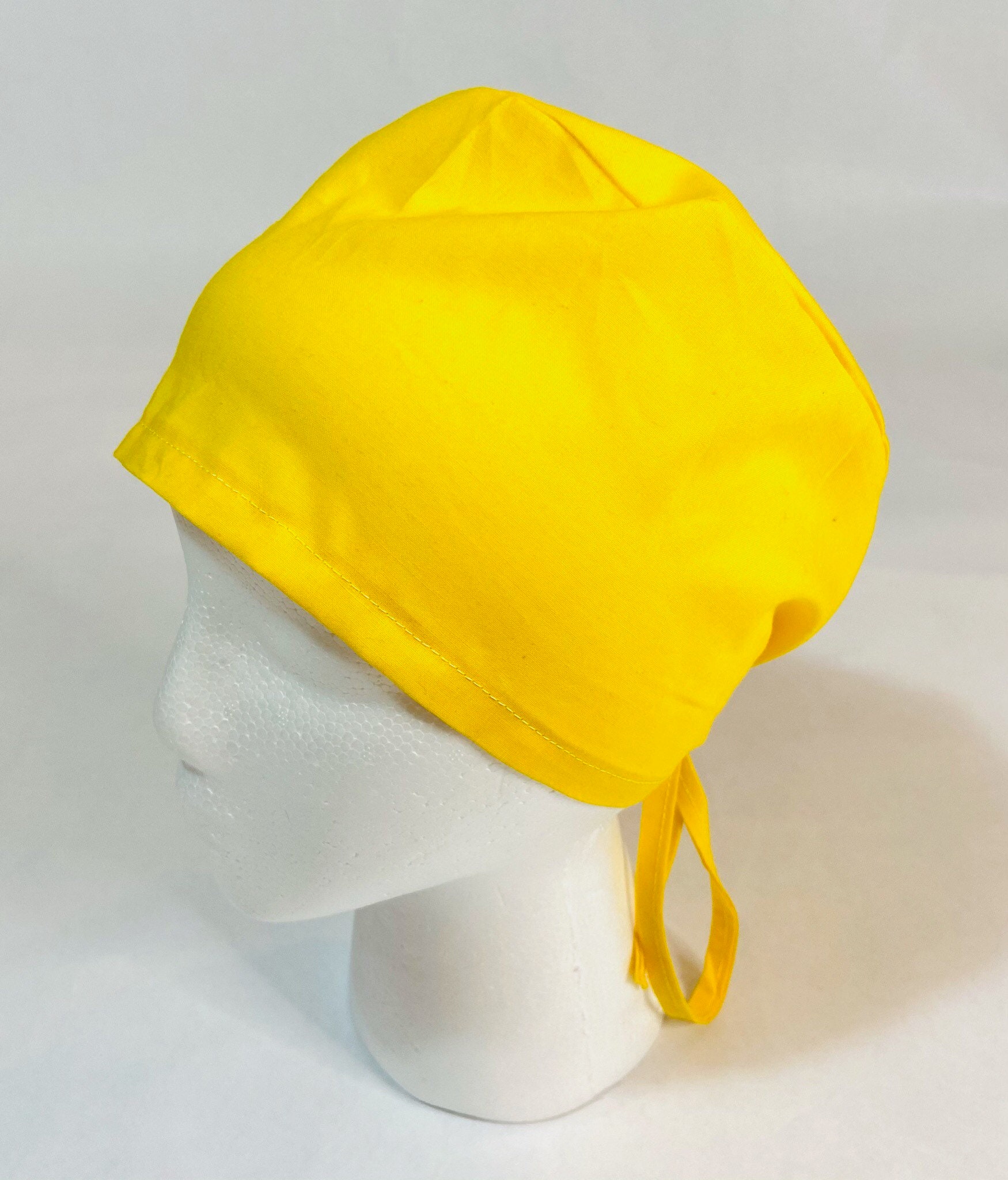 Lime Green scrub cap Solid color Scrub Cap Tie back Surgical Etsy