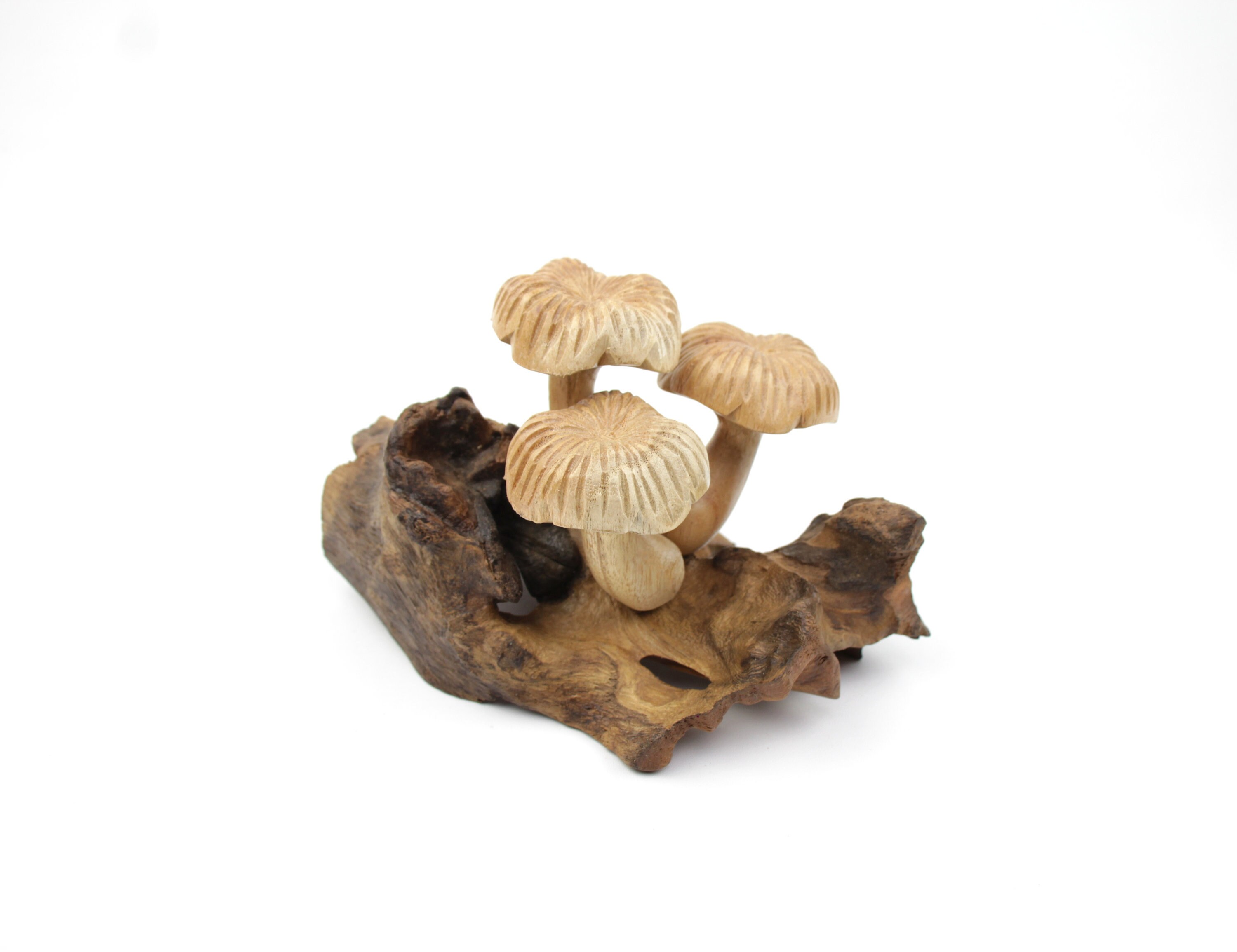 Wooden Mushroom Ornament Mushroom Sculpture Mushroom Decor Etsy