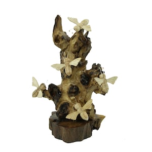 Wooden Bees Sculpture, Honeycomb, Bee Nests, Handmade Gift Sculpture, Animal, Tropical Deco, Home Deco, Table Deco, Handmade Valentine Gifts