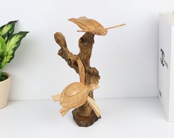 ケルトの亀の像：木彫りのバイキング装飾 - Etsy 日本