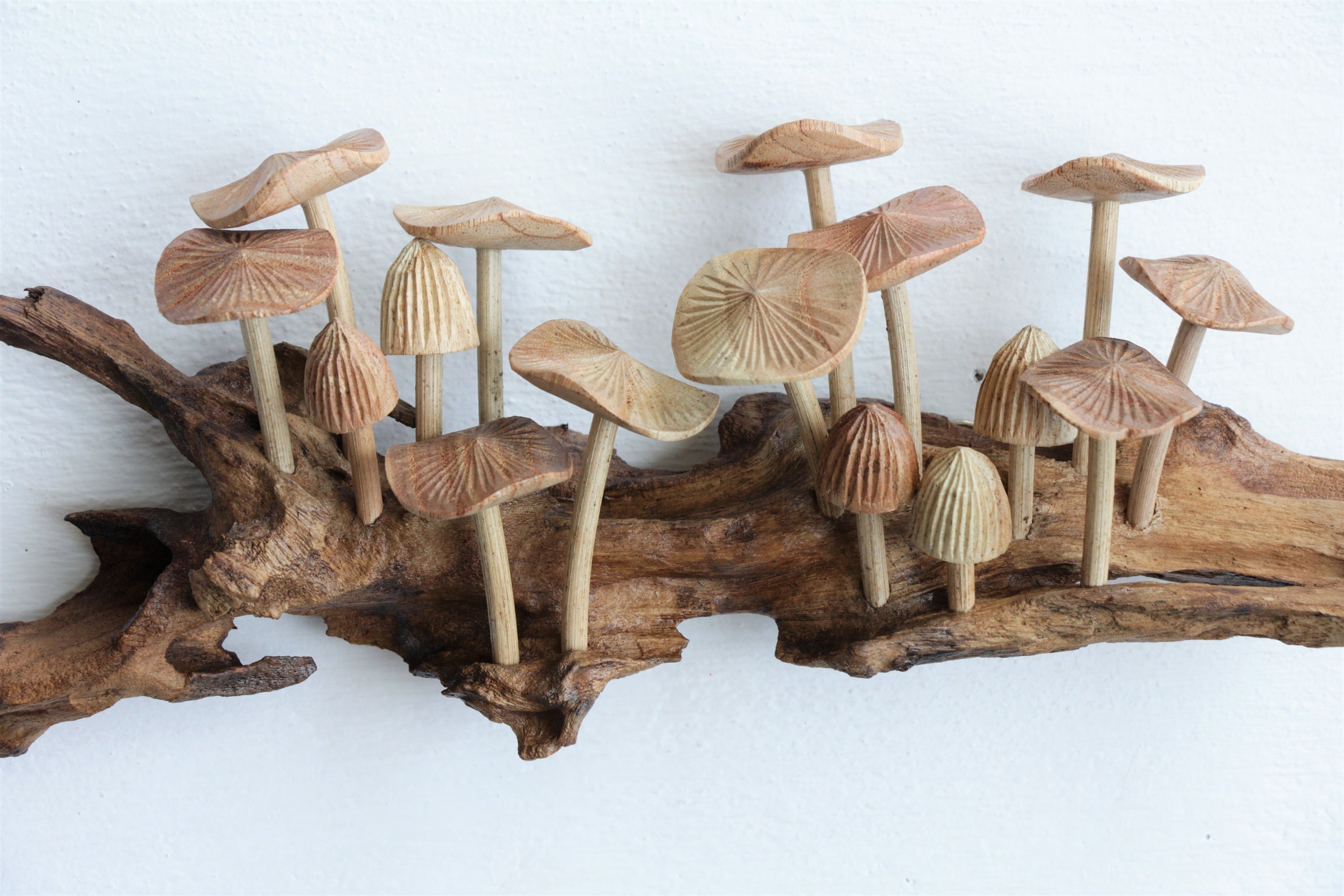 Wooden Mushroom Wall Art Mushroom Wall Decor Vintage Wall Etsy