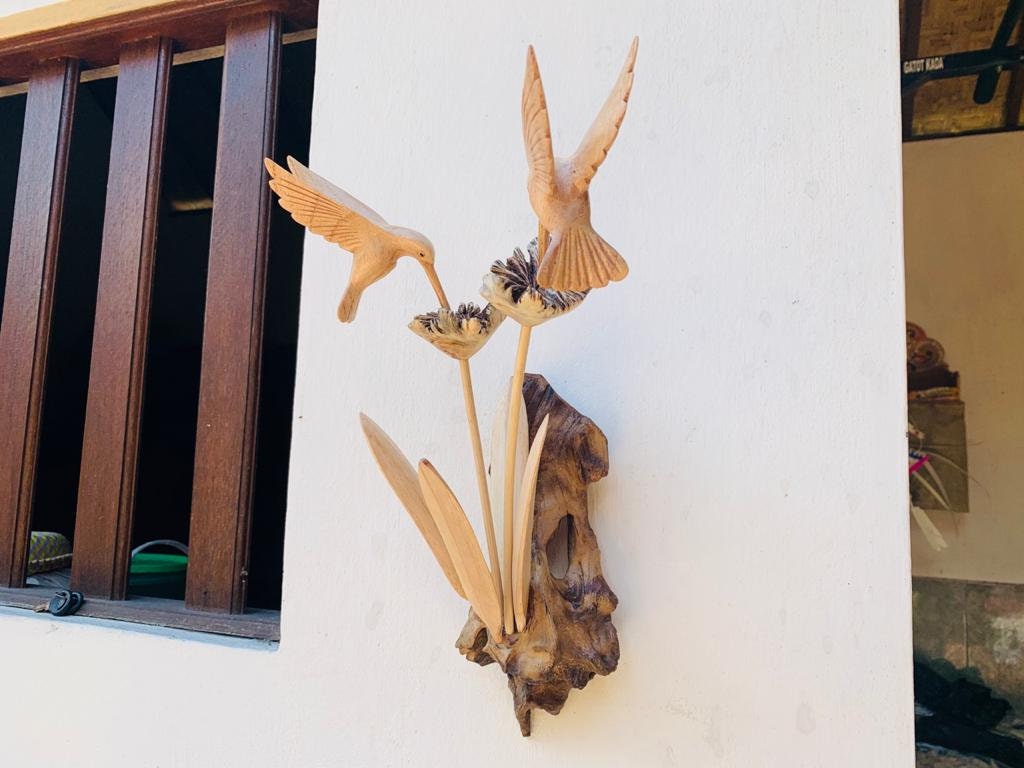 Wooden Hummingbird Wall Decor Hummingbird Wall Hanging Wall Etsy