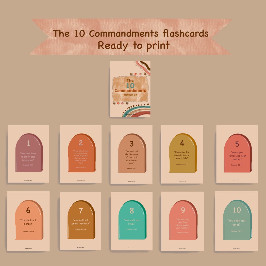 the-10-commandments-flashcards-for-kids-kids-bible-lesson-etsy